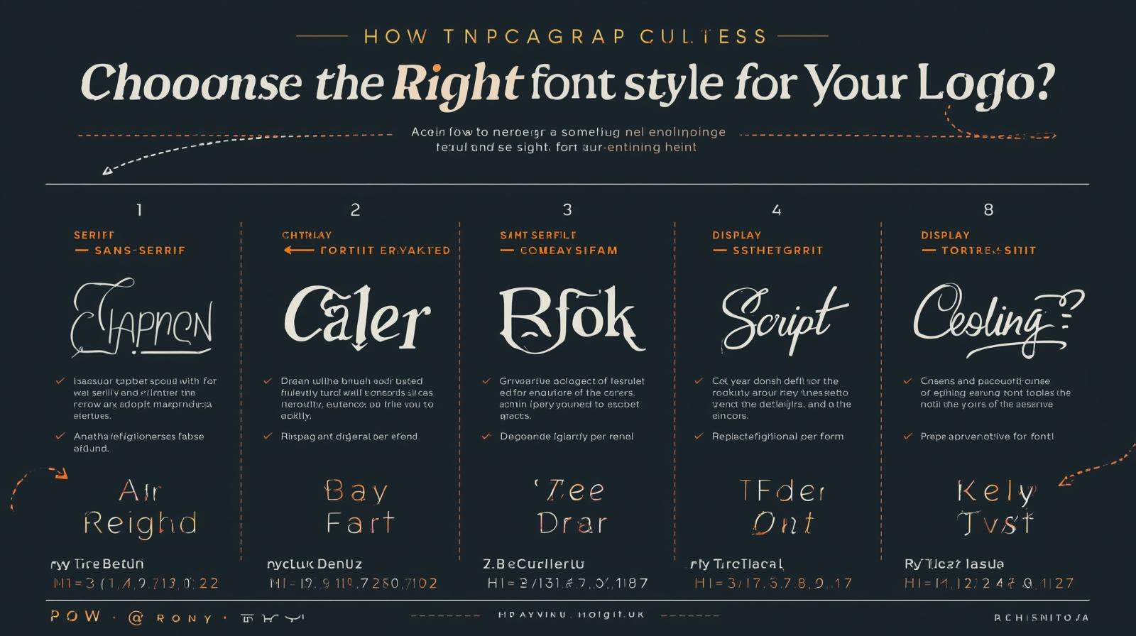 How to Choose the Right Font Style for Your Logo