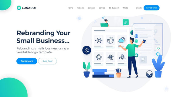 How to Rebrand Your Small Business Using a Logo Template