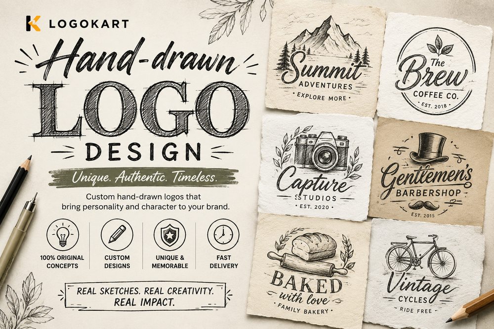 Hand-drawn