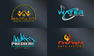 High-quality 3D logo creation with depth and dimension (minimum 2 concepts)