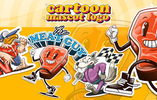 Awesome Vector Cartoon Character Mascot Logo for Your Brand Identity