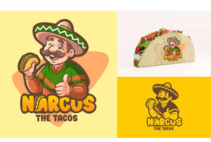 Professional cartoon character logo for your brand identity