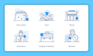 Create modern icon design, custom icons and vector icon set
