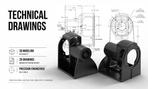 Create precise cad design and 3d modeling