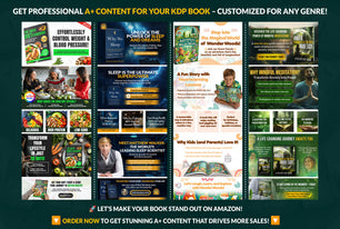 Design amazon KDP a plus content and book banner