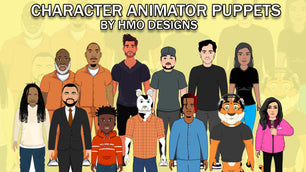 Design and rig custom puppets for adobe character animator