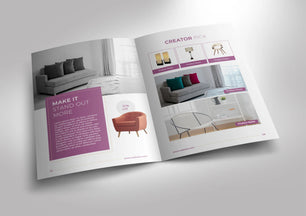 Design brochure or catalog for your business