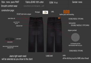 Create professional fashion technical sketch and tech packs