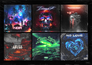 Design unique music album cover art