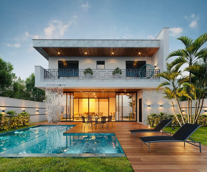 I will do magnificent interior and exterior design for house with 3d render