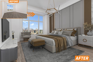 Do realistic virtual staging and virtual renovation for your listing