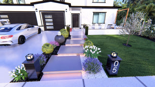I will 3d landscape design, backyard, front yard, deck, pool as a landscape architect