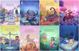 Create custom children book illustrations and cartoon storybook art