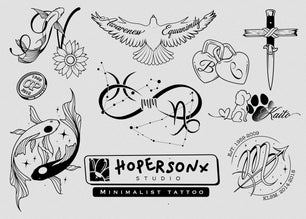 Design a custom minimalist tattoo