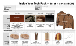 I will make your professional fashion tech pack for production