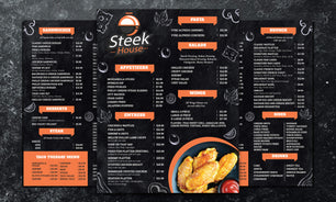 Design professional restaurant and food menu design