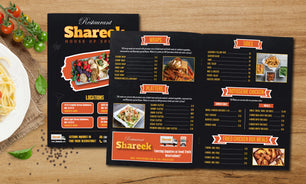 Design professional restaurant and food menu design