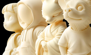 Sculpt 3d model character dnd, action figure, toys for 3d printing and rendering