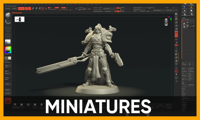 Sculpt a 3d model ready for 3d printing